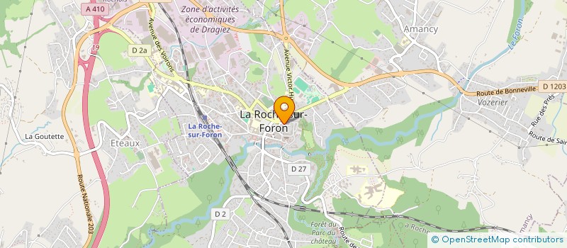 localisation de l'entreprise ELFEE  LA ROCHE-SUR-FORON