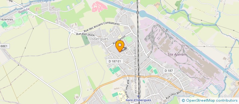 localisation de l'entreprise ELFERDY - BIO PRODUCTS AND EXPERTISE  ISBERGUES