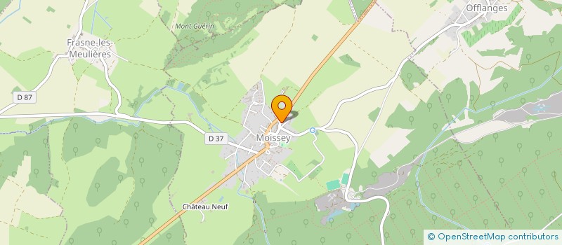 localisation de l'entreprise ELFES & MERES  MOISSEY