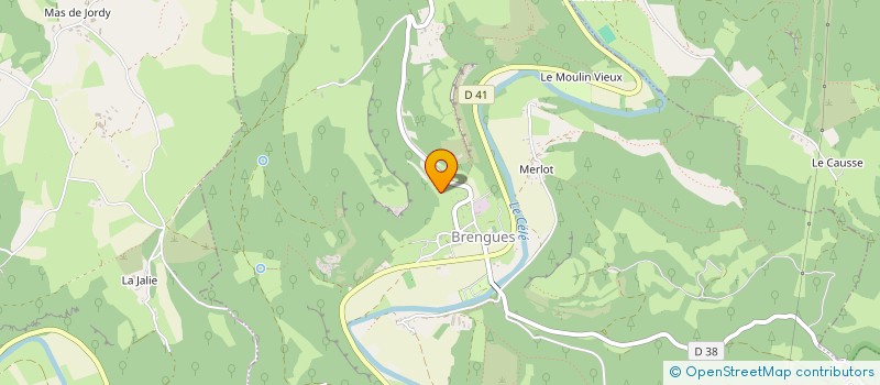 localisation de l'entreprise ELFF.CAMP  BRENGUES