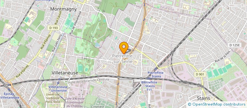 localisation de l'entreprise ELFIDA à PIERREFITTE-SUR-SEINE