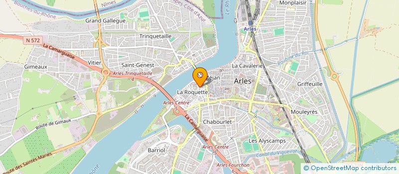 localisation de l'entreprise ELFIE  ARLES