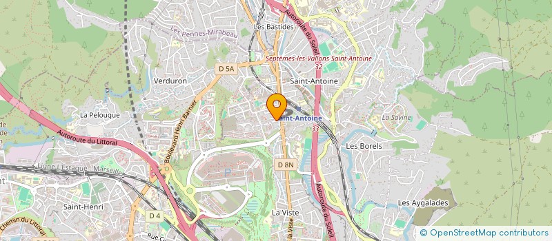 localisation de l'entreprise ELFIN PROBAT à MARSEILLE