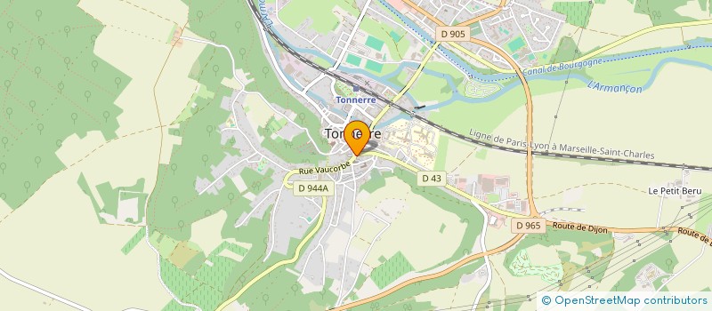 localisation de l'entreprise ELFITOURI  TONNERRE