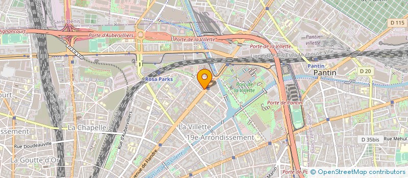 localisation de l'entreprise ELFRA à PARIS