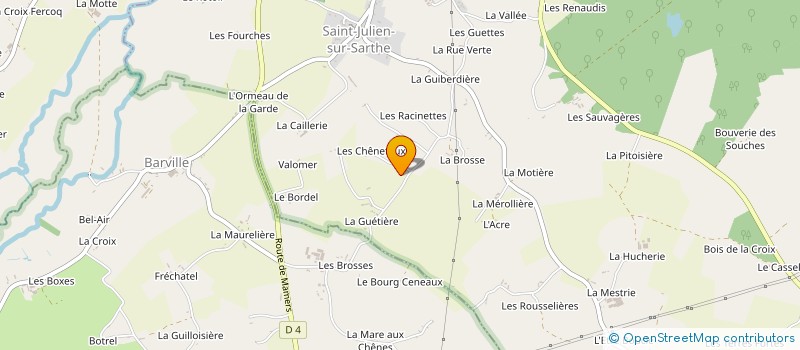 localisation de l'entreprise ELFRA à LALEU