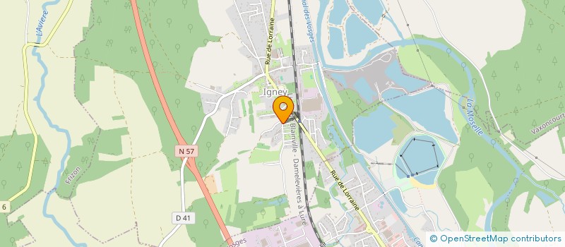 localisation de l'entreprise ELFY  IGNEY