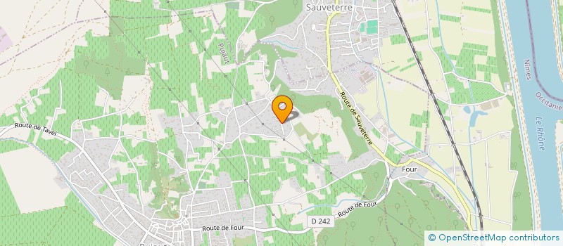 localisation de l'entreprise ELFYCO  PUJAUT