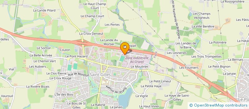 localisation de l'entreprise ELG à SAINT-GILLES