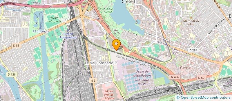 localisation de l'entreprise ELG  VALENTON