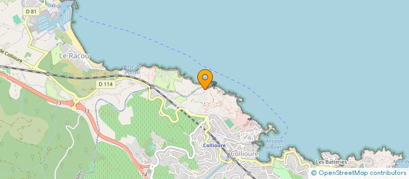 localisation de l'entreprise ELG  ARGELES SUR MER