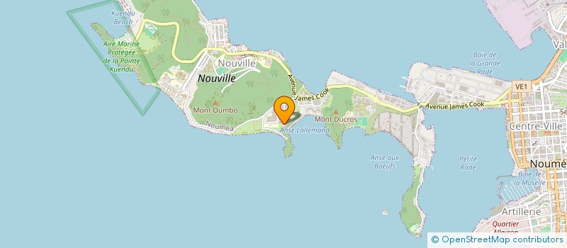 localisation de l'entreprise ELG COACHING à NOUMEA