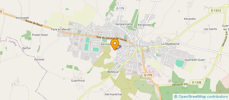 localisation de l'entreprise ELG GOLFE  GRAND-CHAMP