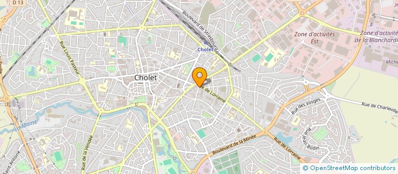 localisation de l'entreprise ELG GROUP à CHOLET