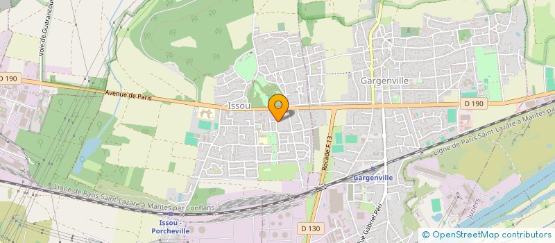 localisation de l'entreprise ELG IMMO  ISSOU