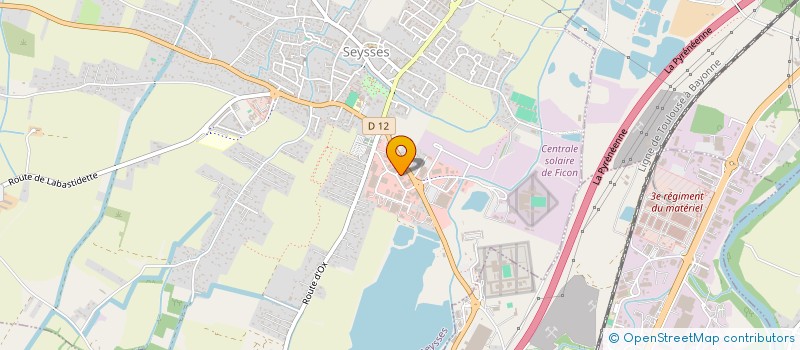 localisation de l'entreprise ELG TRANSPORT  SEYSSES