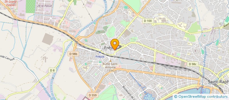localisation de l'entreprise ELG2 à FREJUS