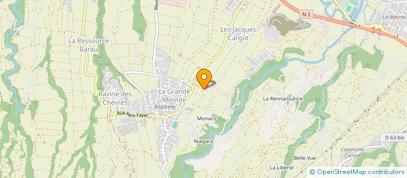localisation de l'entreprise ELG2C à SAINTE-SUZANNE