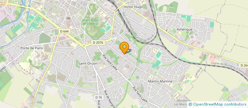 localisation de l'entreprise ELGA à CAMBRAI