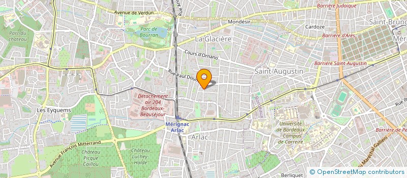 localisation de l'entreprise ELGA  MERIGNAC