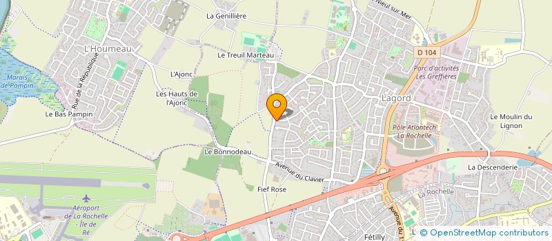 localisation de l'entreprise ELGALYNE  LAGORD