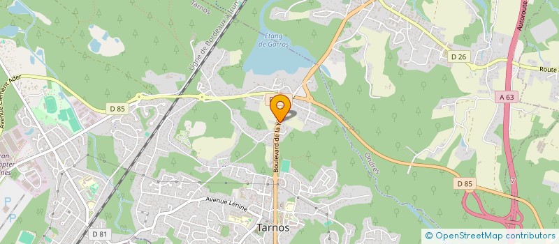 localisation de l'entreprise ELGARREKIN à TARNOS