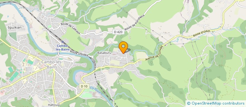 localisation de l'entreprise ELGARREKIN  CAMBO-LES-BAINS