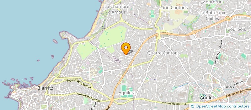 localisation de l'entreprise ELGARREKIN  ANGLET