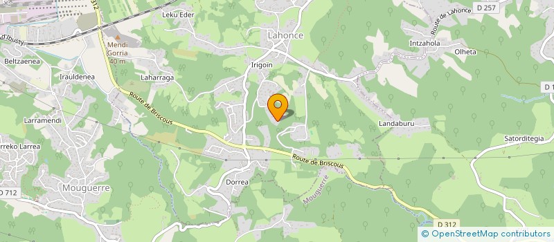 localisation de l'entreprise ELGARREKIN  SAINT-PIERRE-D'IRUBE