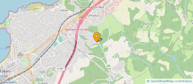 localisation de l'entreprise ELGARREKIN à SAINT-JEAN-DE-LUZ