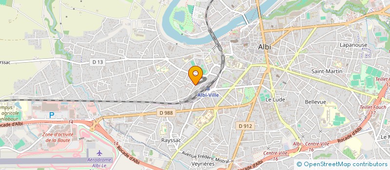 localisation de l'entreprise ELGATO à ALBI