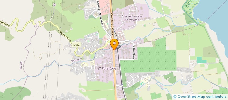 localisation de l'entreprise ELGECE à BORGO