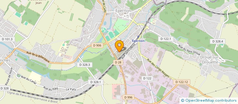 localisation de l'entreprise ELGESANA à EPERNON