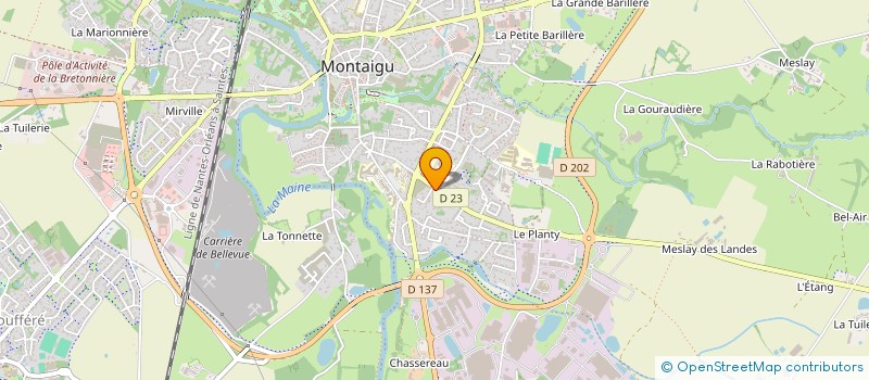 localisation de l'entreprise ELGI à MONTAIGU-VENDEE