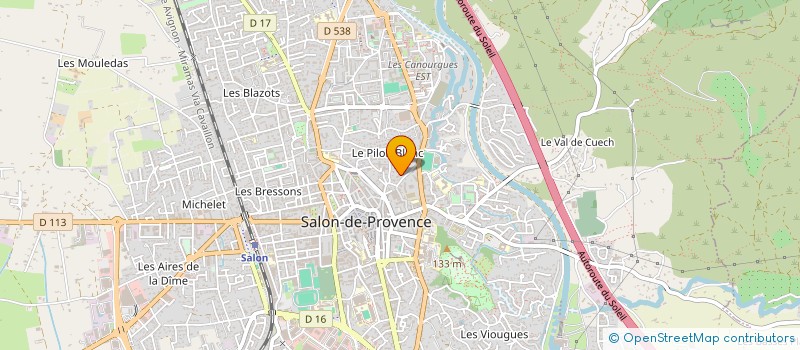 localisation de l'entreprise ELGIN à SALON-DE-PROVENCE