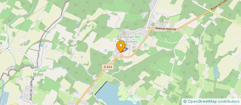 localisation de l'entreprise ELGM  CAZAUBON