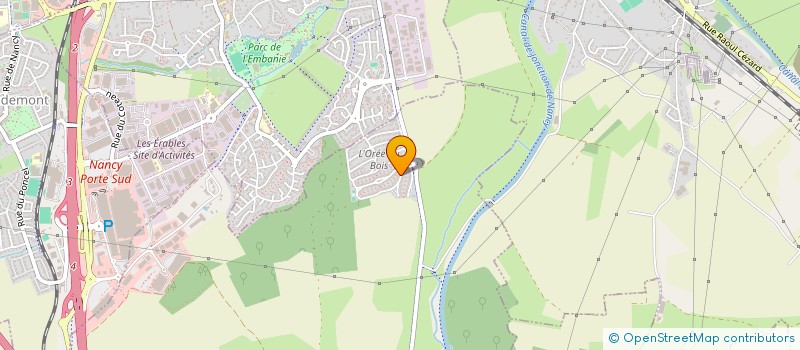 localisation de l'entreprise ELH  FLEVILLE-DEVANT-NANCY