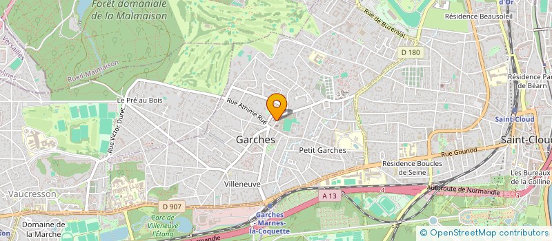 localisation de l'entreprise ELHAM à GARCHES