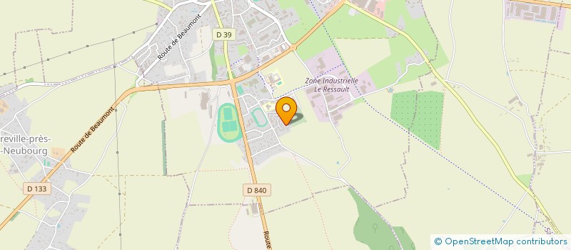 localisation de l'entreprise ELHO 27  LE NEUBOURG