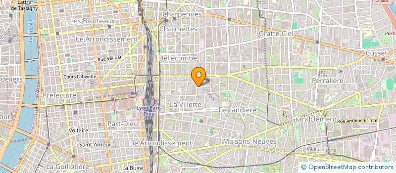 localisation de l'entreprise ELHO RESSOURCES HUMAINES à LYON