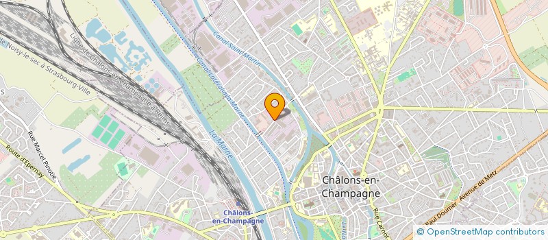 localisation de l'entreprise ELHPNL ELEGANCE HYPNOSE ET PNL  CHALONS-EN-CHAMPAGNE