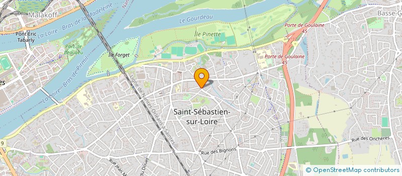 localisation de l'entreprise ELHY  SAINT-SEBASTIEN-SUR-LOIRE