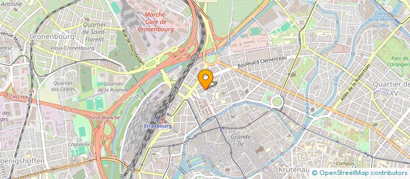 localisation de l'entreprise ELI à STRASBOURG