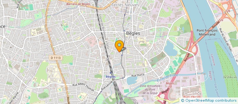 localisation de l'entreprise ELI à BEGLES