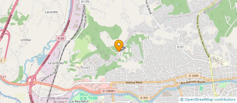 localisation de l'entreprise ELI  USSAC