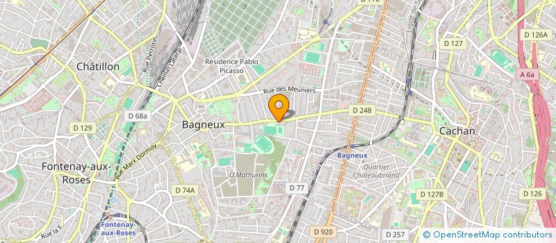 localisation de l'entreprise ELI BAT à BAGNEUX