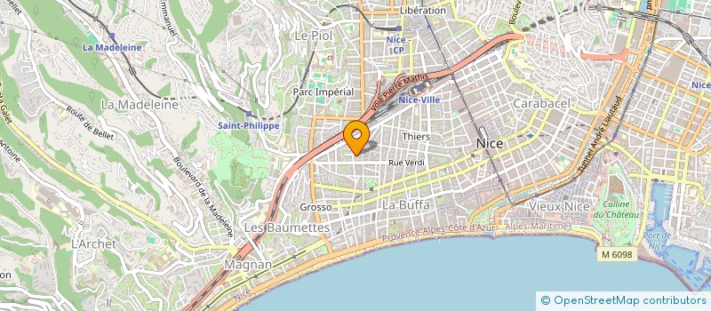 localisation de l'entreprise ELI CLUB à NICE
