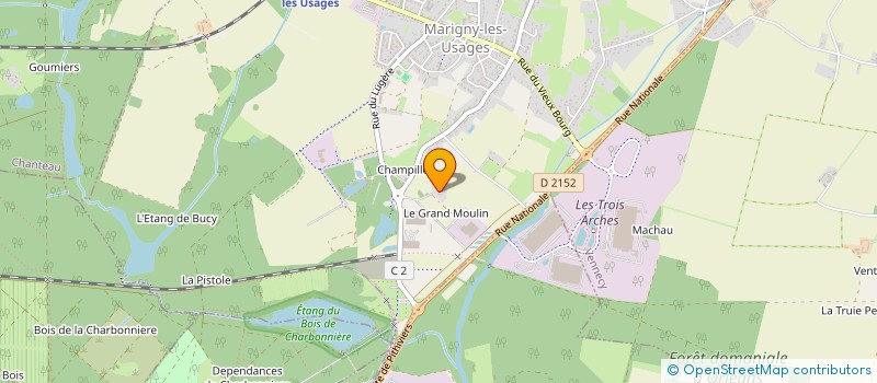 localisation de l'entreprise ELI CORP à MARIGNY-LES-USAGES