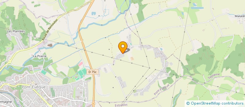 localisation de l'entreprise ELI'DANCE  PONT-EVEQUE