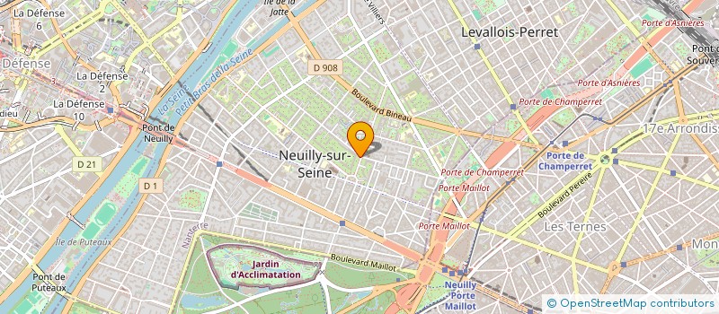 localisation de l'entreprise ELI DELI à NEUILLY-SUR-SEINE